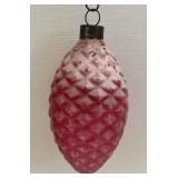 Antique glass Christmas ornament Antique glass Christmas ornament