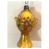 Antique glass Christmas ornament Antique glass Christmas ornament