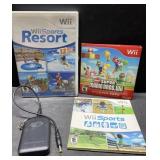 Wii games incl Mario & more