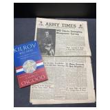 1943 Army Times newspaper & more