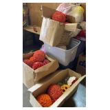 Boxes of flower balls & more Boxes of flower balls & more