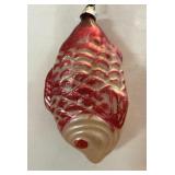 Antique glass Christmas ornament Antique glass Christmas ornament