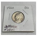 1960 Jefferson nickel 1960 Jefferson nickel