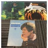 Vintage vinyl records-1960s Kinks, Hermans Hermits