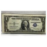 1935e Silver Certificate $1 bill