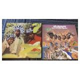 Vintage vinyl records-Stylistics & Jackson 5