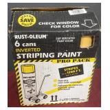 Case of Rust-oleum Striping Paint