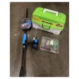 Plano tackle box, new fishing pole set & more