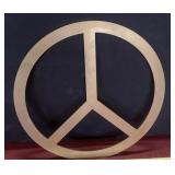 Metal peace sign Metal peace sign