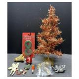 Foil Christmas tree (Japan), ornaments more Foil Christmas tree (Japan), ornaments more