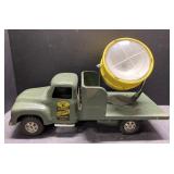 1950s Buddy L Army Electric truck w/ search light 1950s Buddy L Army Electric truck w/ search light