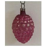 Antique glass Christmas ornament Antique glass Christmas ornament