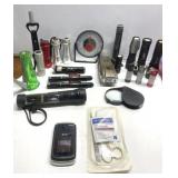 Flashlights, cell phone, more Flashlights, cell phone, more
