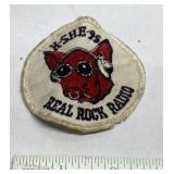 Vintage KSHE-95 embroidered patch