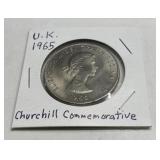1965 UK Churchill Commemorative coin 1965 UK Churchill Commemorative coin
