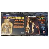 1960s James Bond Goldfinger vinyl records 1960s James Bond Goldfinger vinyl records
