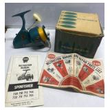 Penn reels fishing reel, box & papers Penn reels fishing reel, box & papers