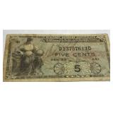 1950s Series 481 Military Payment Certificate 1950s Series 481 Military Payment Certificate