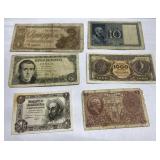 Antique foreign currency