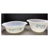 Mid century modern Fire King Blue Heaven pieces Mid century modern Fire King Blue Heaven pieces