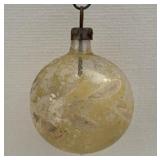 Antique glass Christmas ornament