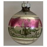 Antique glass Christmas ornament Antique glass Christmas ornament