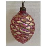 Antique glass Christmas ornament Antique glass Christmas ornament
