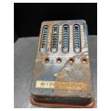 Antique metal adding machine toy Wolverine supply