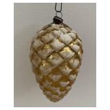 Antique glass Christmas ornament Antique glass Christmas ornament