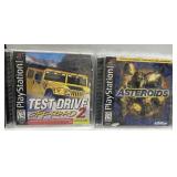 Playstation Asteroids & Test Drive Off Road games