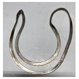 925 Italy silver chain 8.1 grams has kink 925 Italy silver chain 8.1 grams has kink