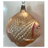 Antique glass Christmas ornament Antique glass Christmas ornament