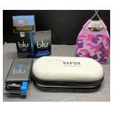 Blu vape kit, case & fly swatter