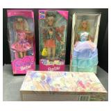 3 sealed vintage Barbies