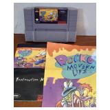 1991 Super Nintendo Rocco's Modern Life game, 1991 Super Nintendo Rocco's Modern Life game,