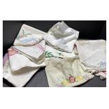 Antique pillow cases, dresser scarves more Antique pillow cases, dresser scarves more