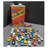 1980s Micro Machine cars, planes, Gas Case w/