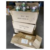 Boxes of floating lilypad led water lanterns Boxes of floating lilypad led water lanterns