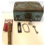 Craftsman LED work light, skeleton key, vintage Craftsman LED work light, skeleton key, vintage