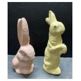 Antique paper mache rabbits