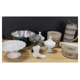 Pyrex Homestead, milk glass, crock, pitcher more Pyrex Homestead, milk glass, crock, pitcher more