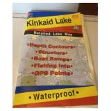 Kincaid Lake Waterproof map Kincaid Lake Waterproof map