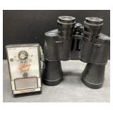 Gold tester & Bushnell binoculars