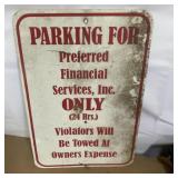 Parking sign Parking sign