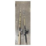 Berkley Big Game & Hyperglow long fishing poles