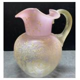 Stevens & Williams Pink Opalescent pitcher Stevens & Williams Pink Opalescent pitcher