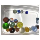 Glass marbles & shooters Glass marbles & shooters
