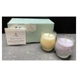 New Partylite vanilla & lavendar candles