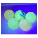 Uranium glass marbles Uranium glass marbles