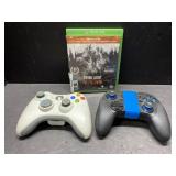 XBox Dying Light game & controllers